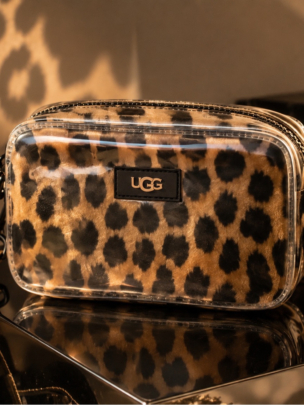 UGG Janey II Clear Leopard Crossbody Belt Bag | Y2K Festival